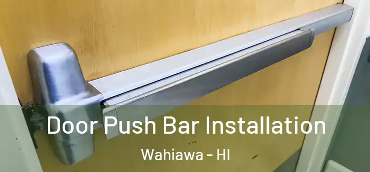  Door Push Bar Installation Wahiawa - HI